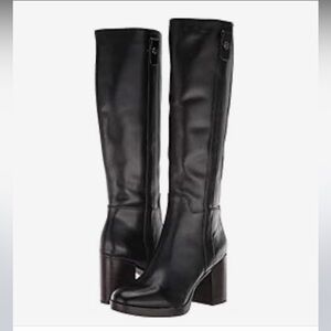Franco Sarto Black Heeled Boots